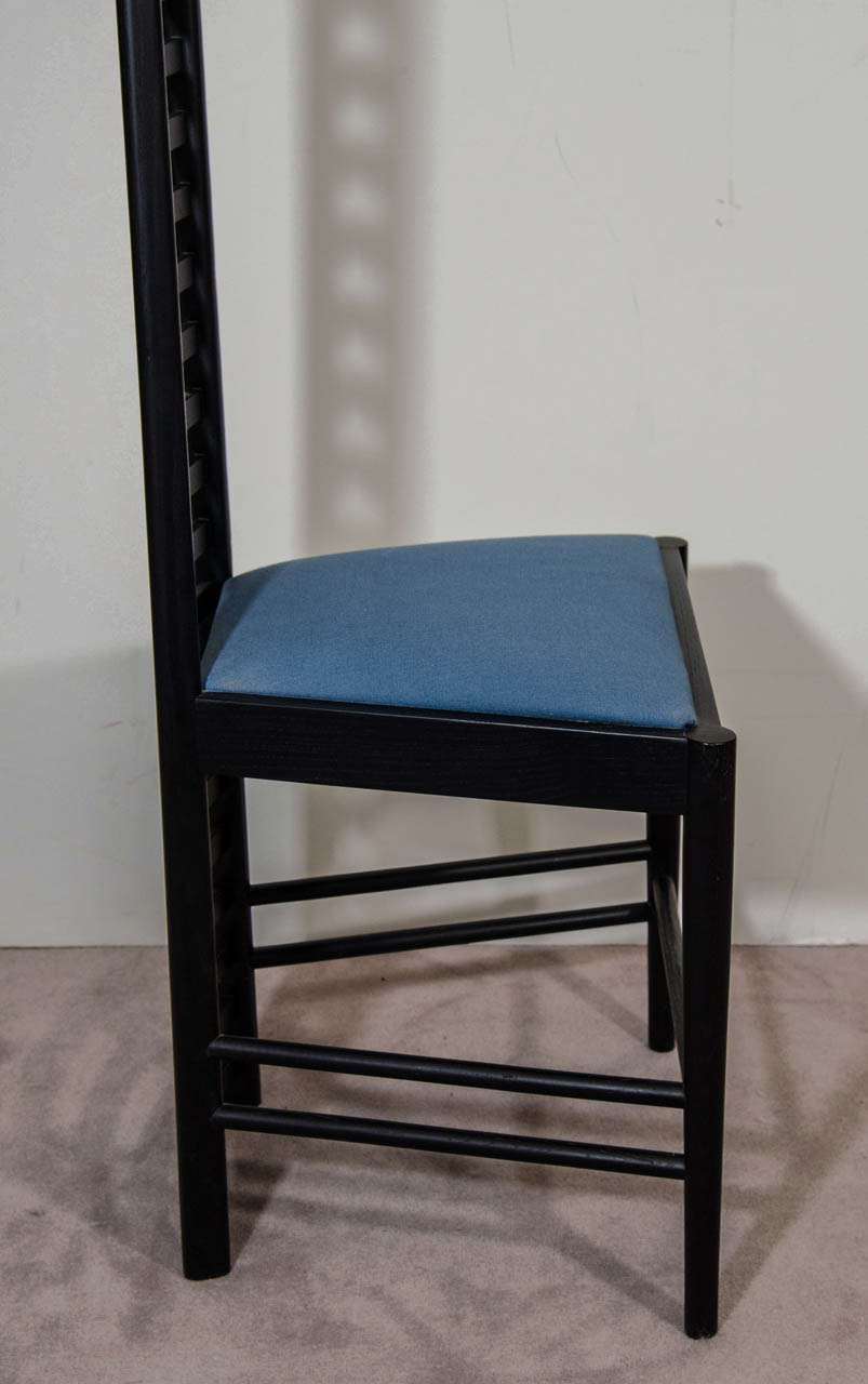 American A Charles Rennie Mackintosh Hill House High Back Chair by Cassina