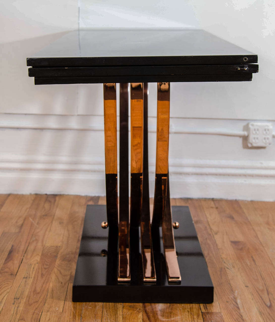 20th Century  Spectacular Copper Modernist Art Deco Console/Dining Table For Sale