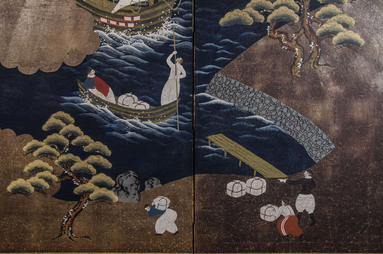 how are the japanese namban paintings unique