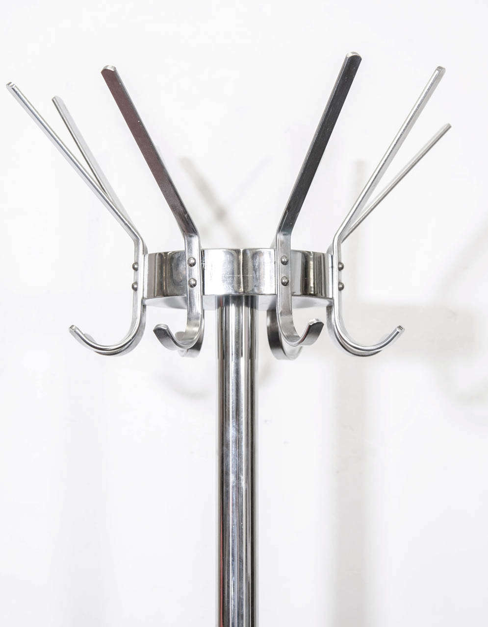 A Vintage Chrome Coat Stand with Eight Hooks at 1stDibs vintage