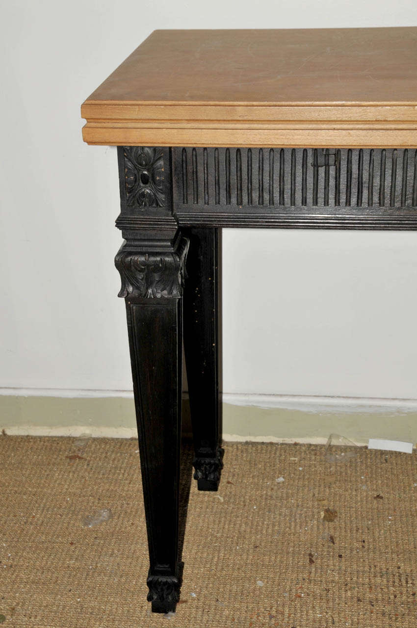 French 1940's Louis XVI Style Console Table For Sale