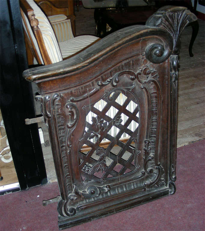Oak Two 19th Century Louis XV Style Door Elements For Sale