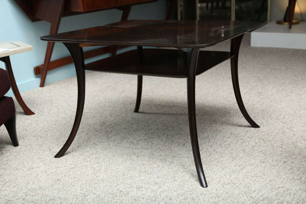 Sabre-Leg Lamp Table by TH Robsjohn-Gibbings