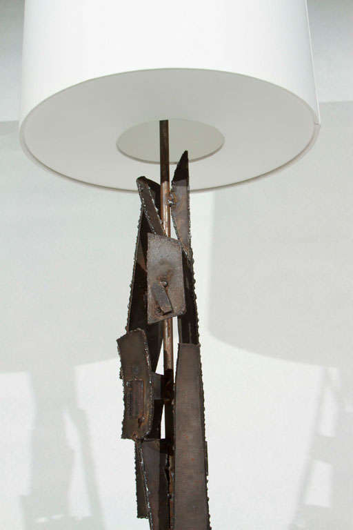 Pair of Brutalist Table Lamps 4