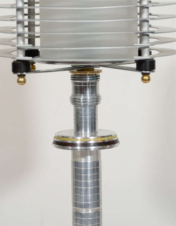 20th Century Art Deco Machine Age Table Lamp Attributed to Walter Von Nessen