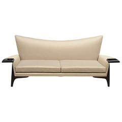 Modernist Sculptural Sofa in the Westport Manner