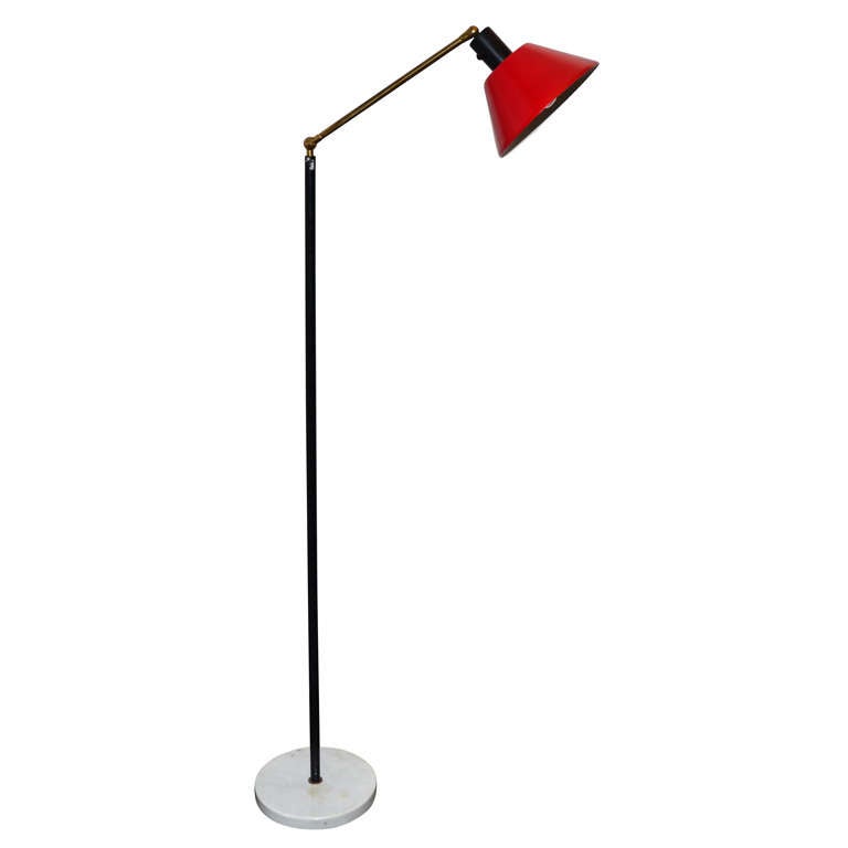 1950s Italian Floor Lamp by Stilnovo For Sale