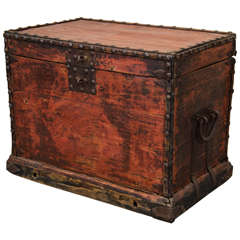 19th Century Wardrobe Trunk 6