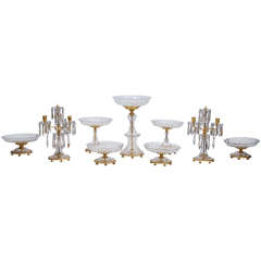 Crystal and Gilt Bronze Dessert Service by Baccarat 3