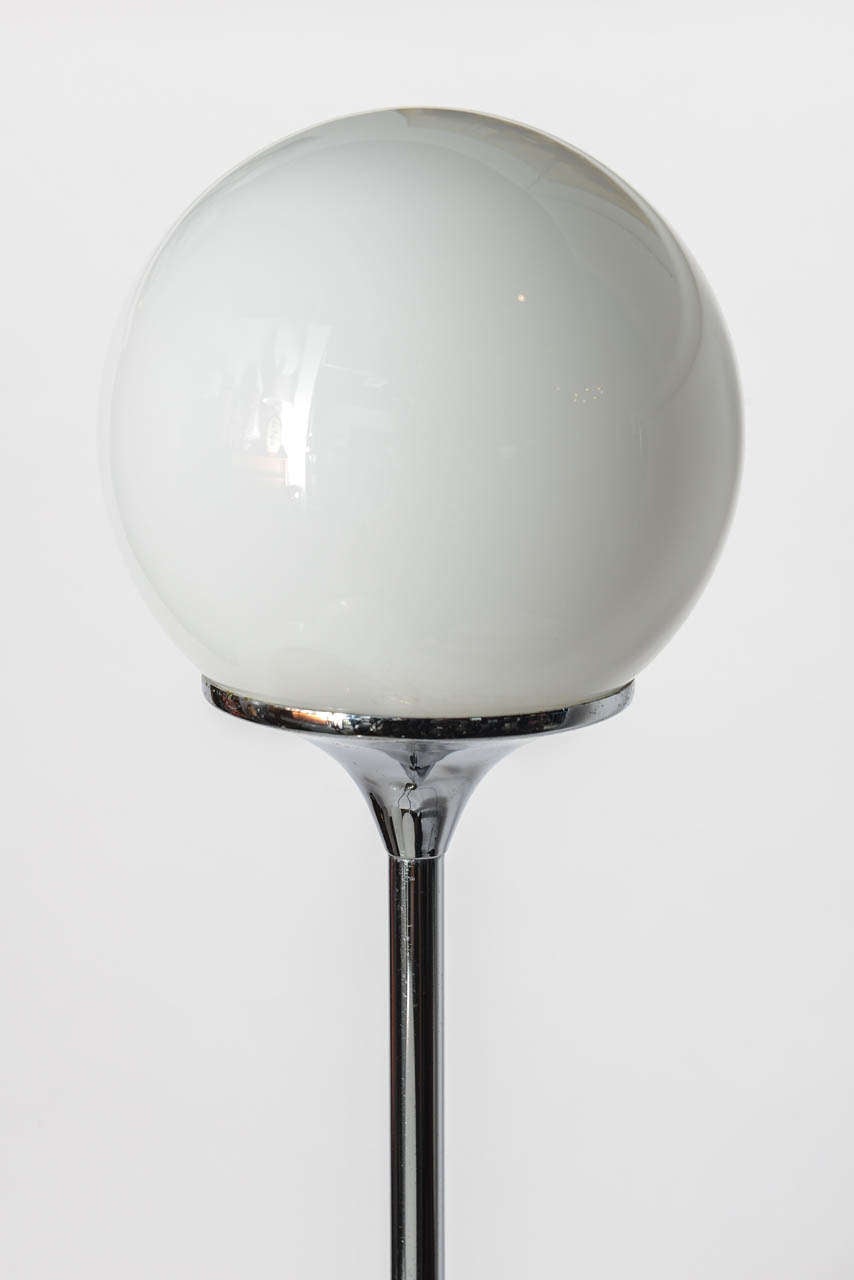 Mid-century Chrome Glass Globes Floor Lamp 1