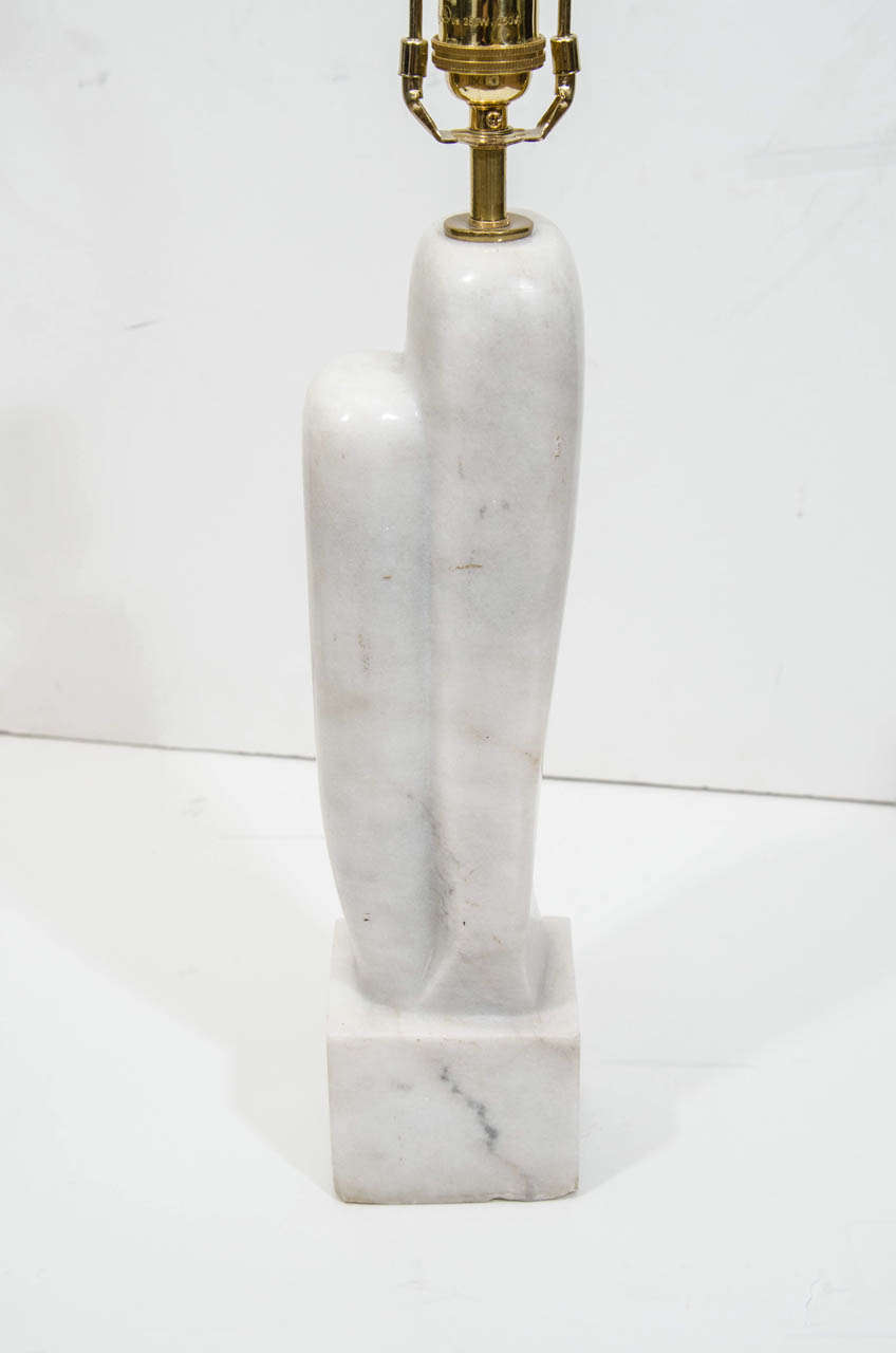 Deco Marble Figural Lamp 3