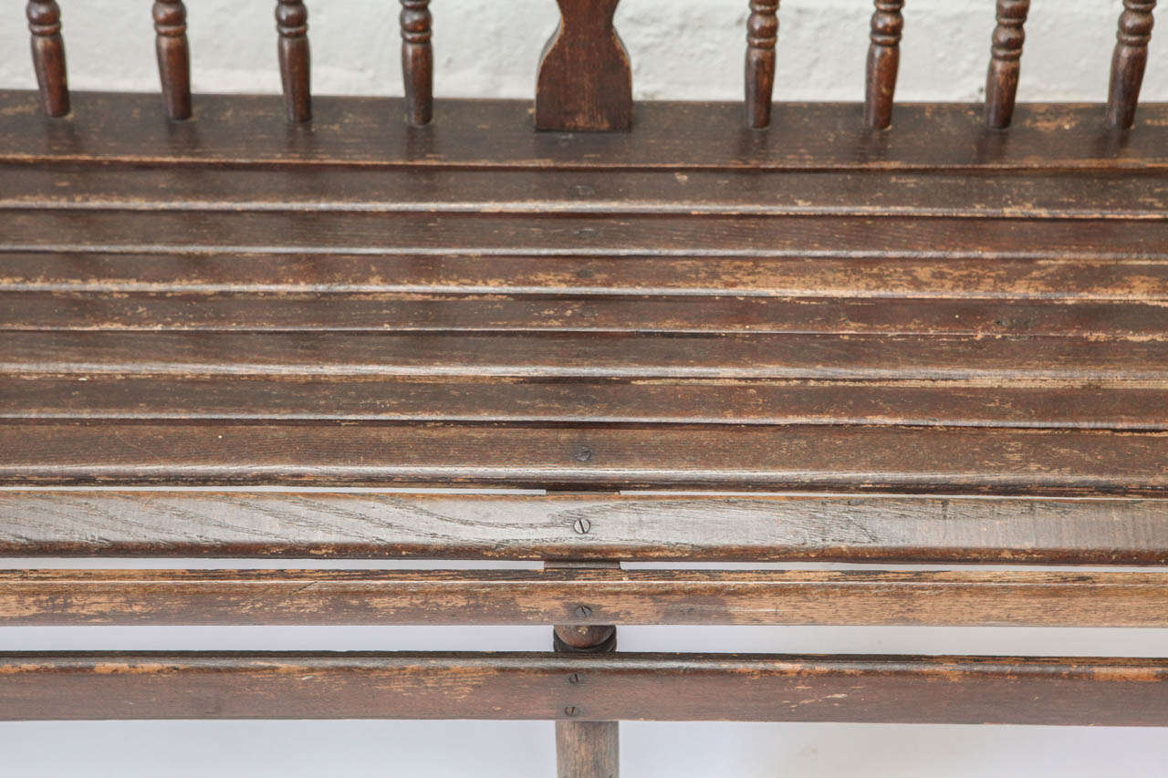 19th Century American Station Bench In Good Condition In Culver City, CA