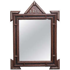 Pair of Tramp Art Mirrors, 1910 10
