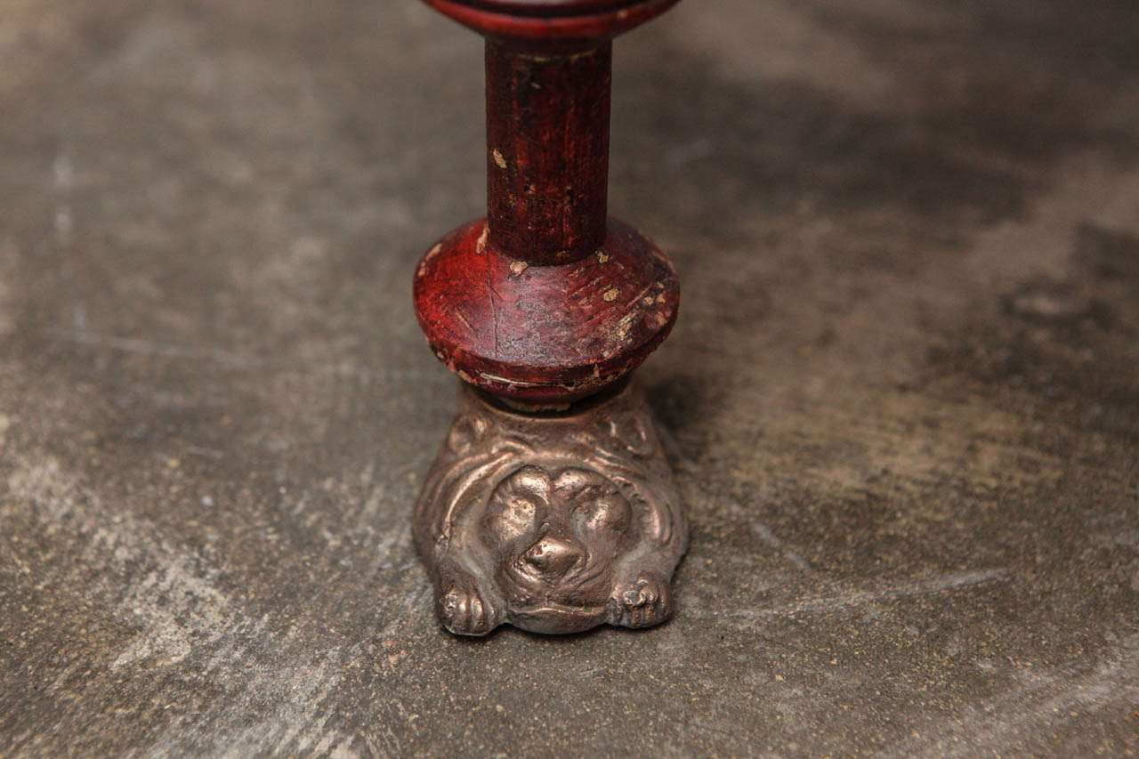 19th Century Victorian Pine Spool Table 3