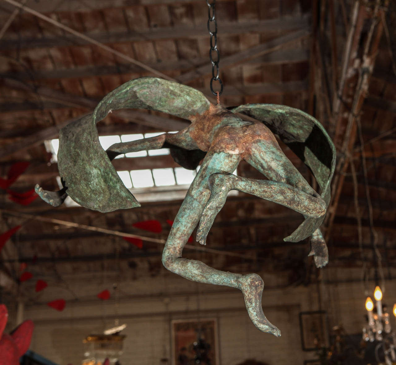 "Bronzed" Papier Mâché Gargoyle For Sale at 1stDibs paper mache gargoyle