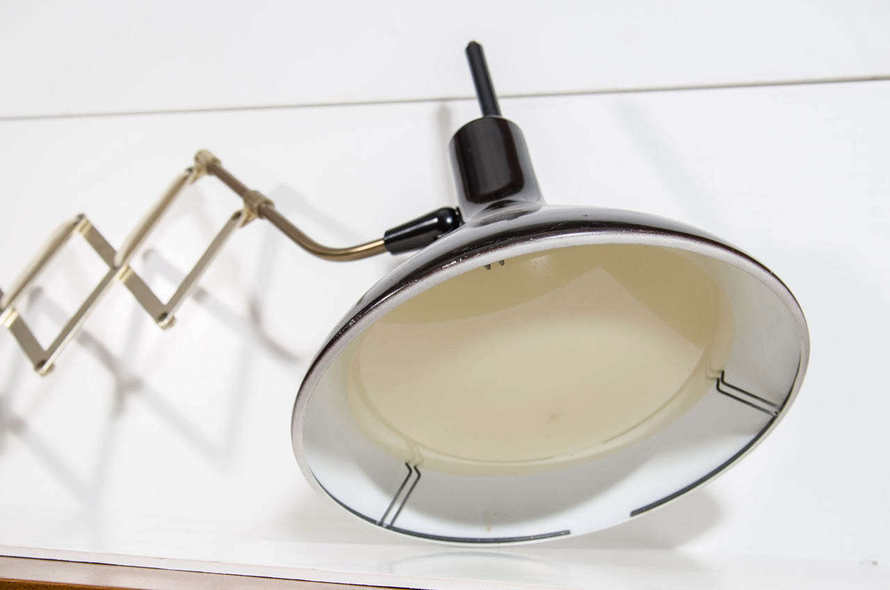 Mid-20th Century Gerald Thurston for Lightolier Adjustable Wall-Mount Lamp