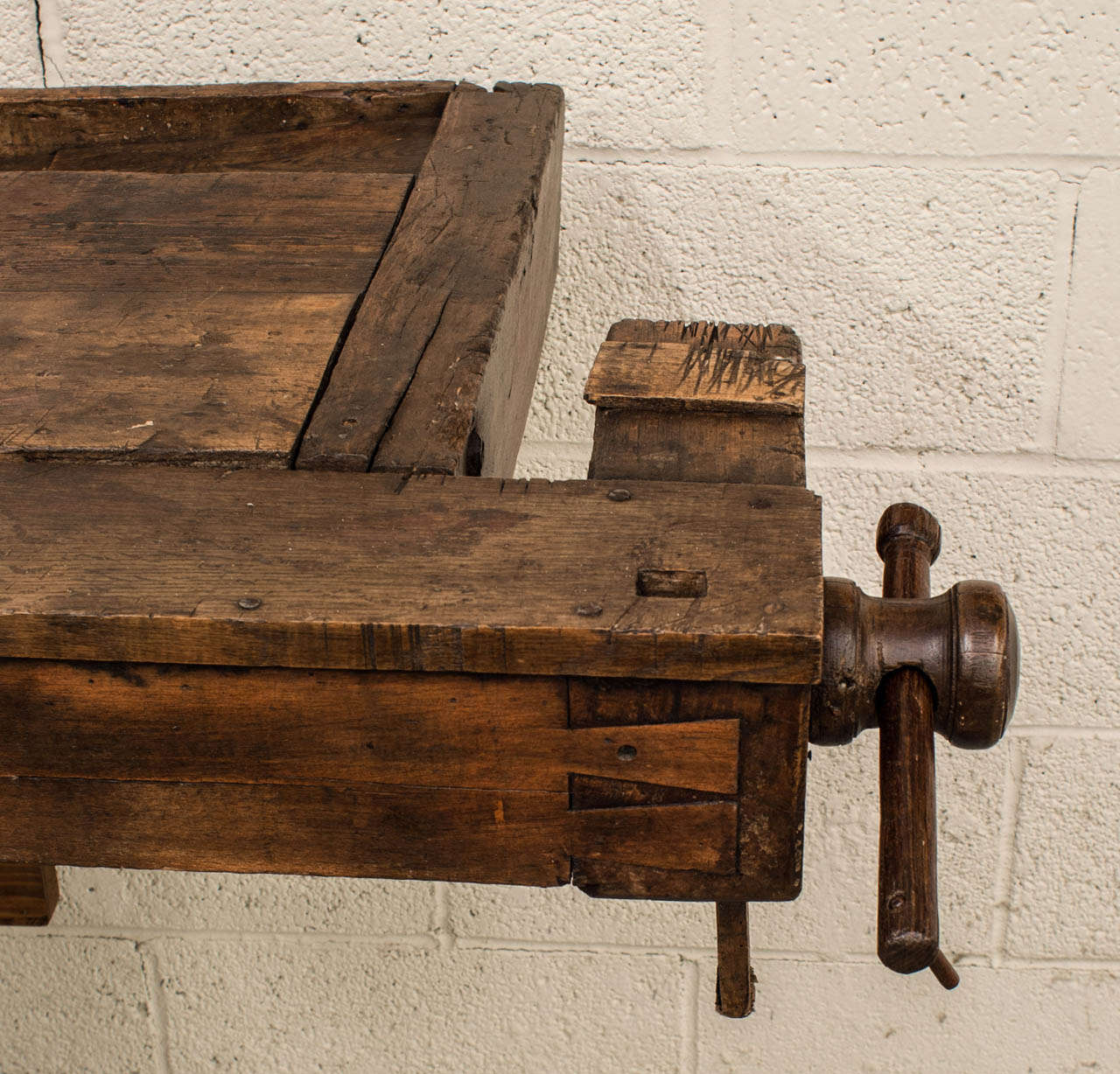 Hungarian Oak Carpenter's Workbench