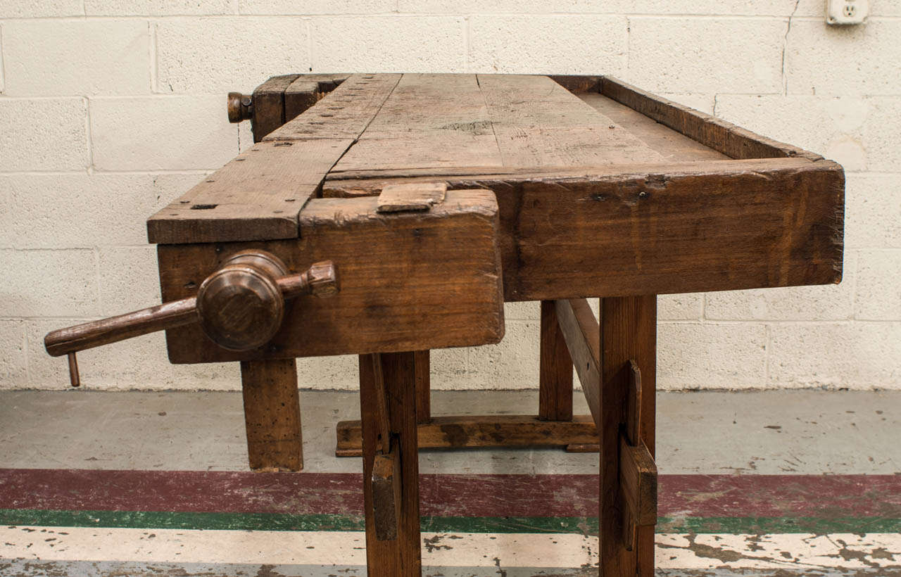 Oak Carpenter's Workbench 3