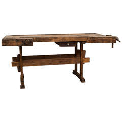 Oak Carpenter's Workbench