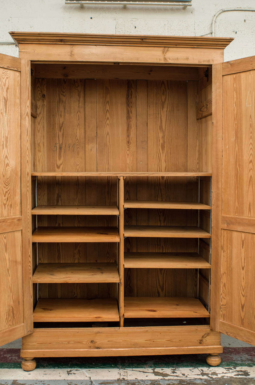 pine armoire wardrobe