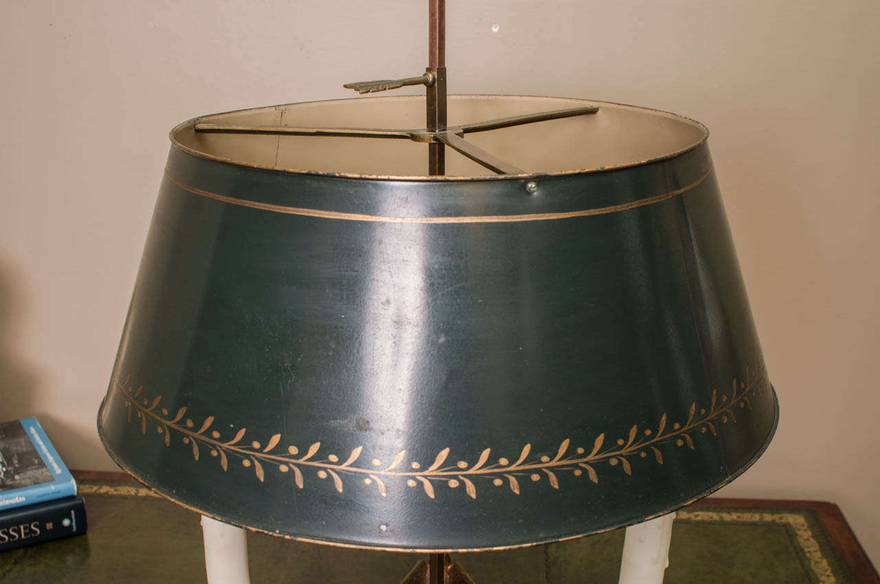 Large Bouillotte or Gaming Lamp In Excellent Condition In Alexandria, VA