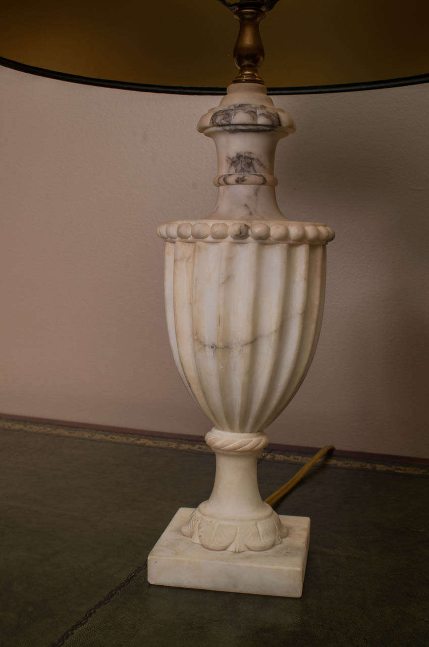Vintage Marble Lamp at 1stDibs