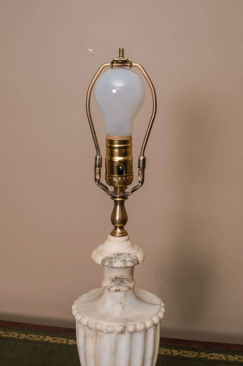 Vintage Marble Lamp at 1stdibs