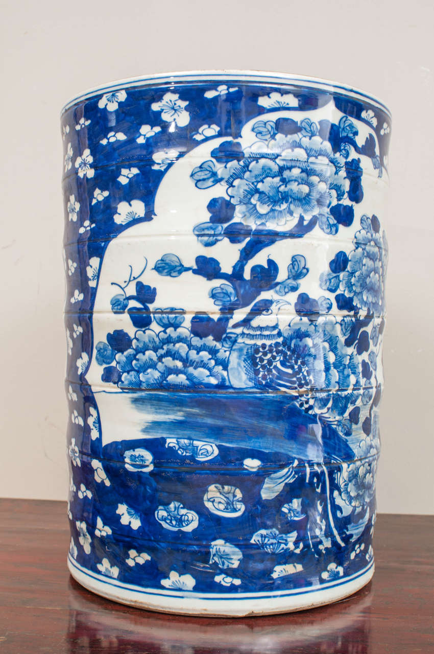 20th Century Pair of Blue and White Chinese Porcelain Jars