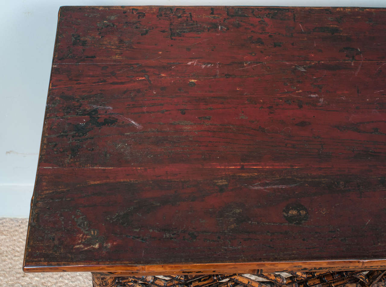 Chinese 18th Century Bamboo Side Table