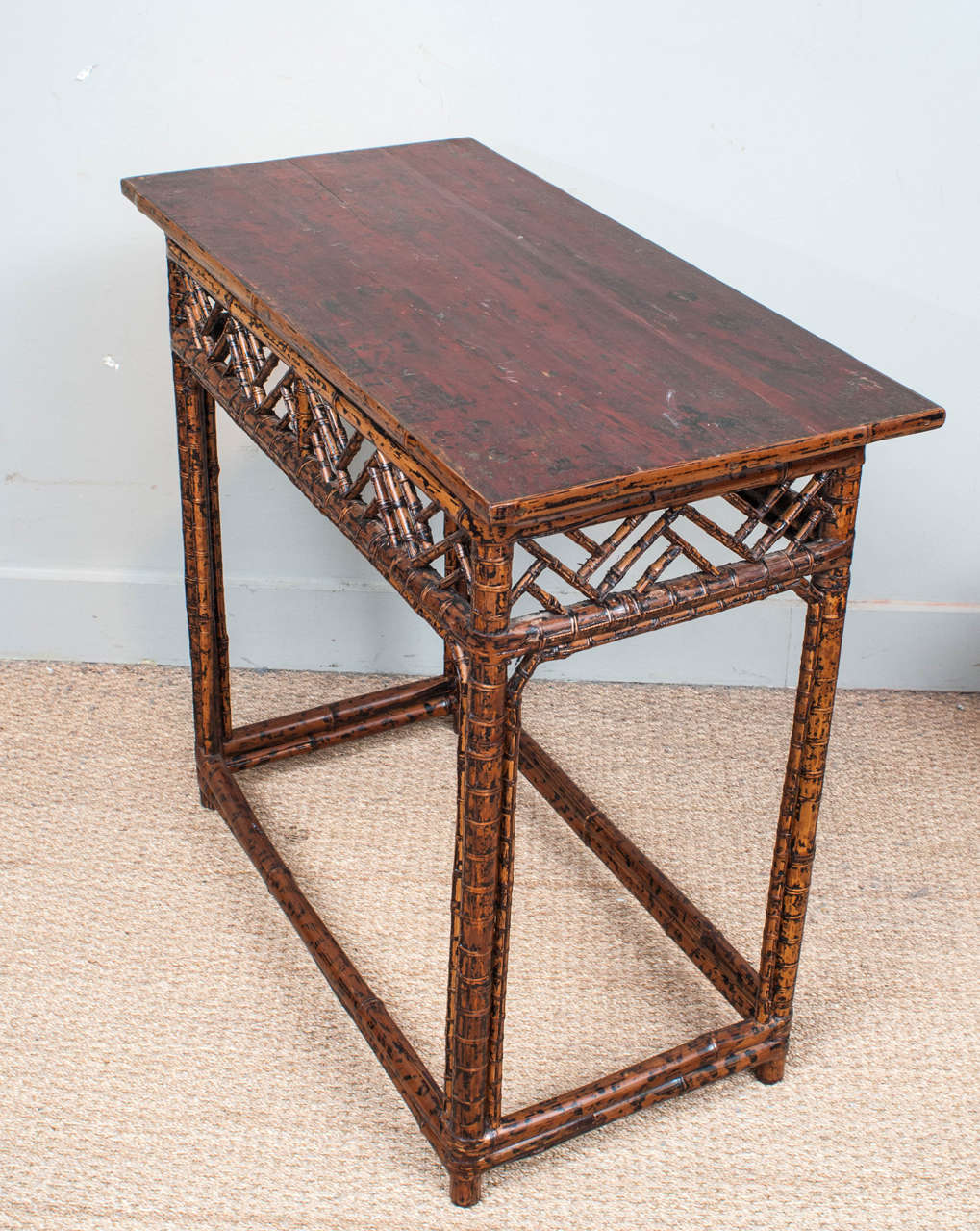 18th Century Bamboo Side Table 2
