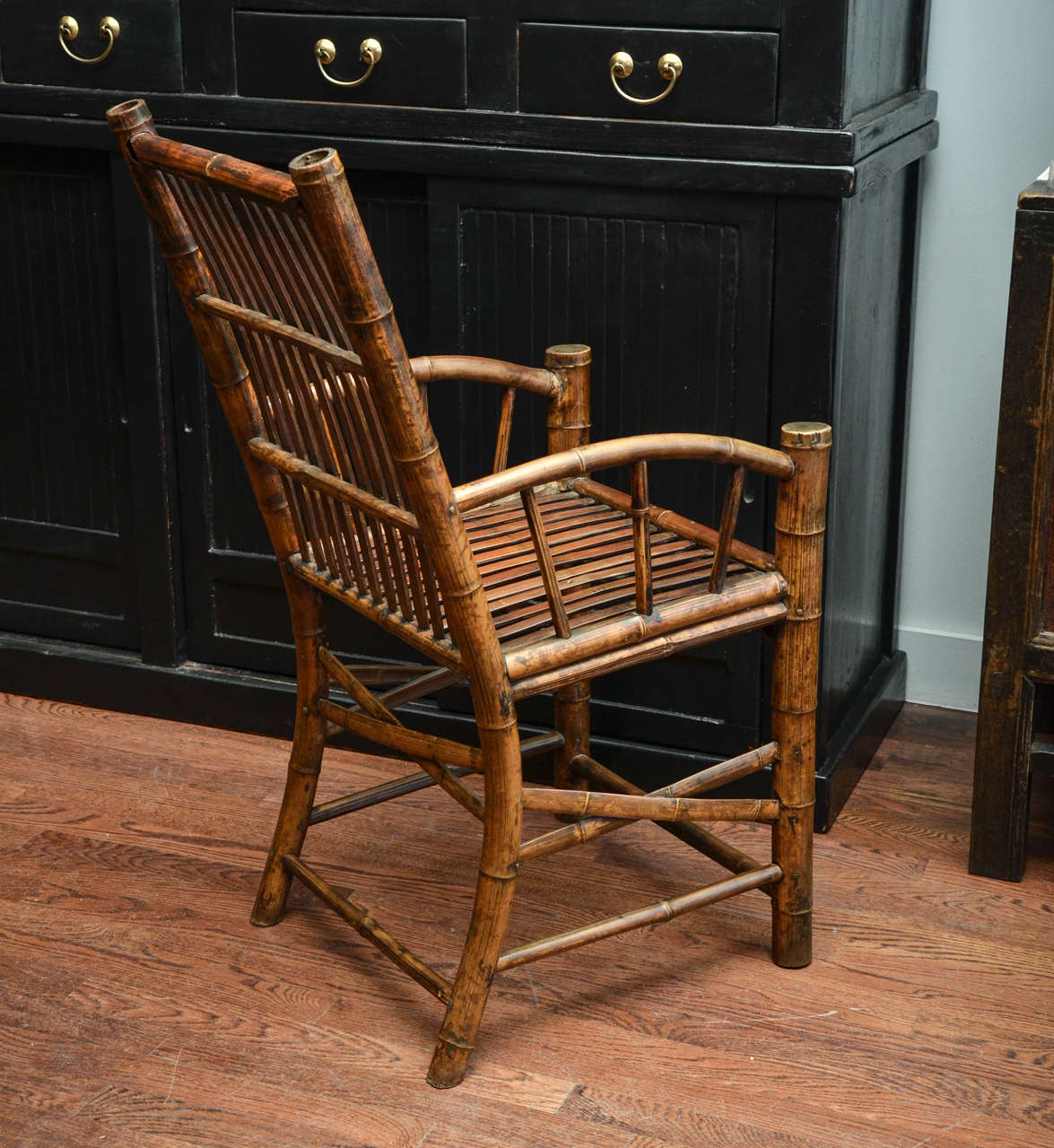 Bamboo Armchair In Excellent Condition In East Hampton, NY