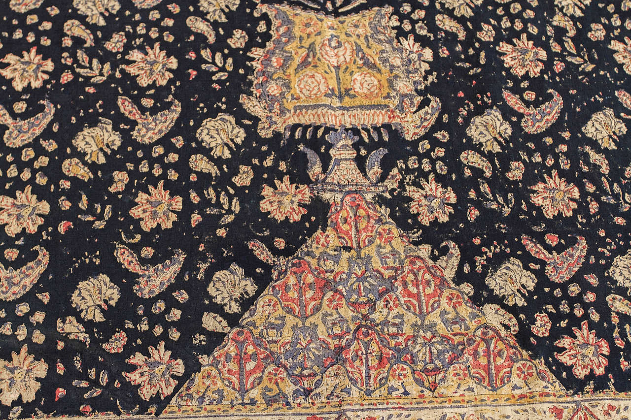 Early 20th Century Antique Palampore Textile Made for the Persian Market, circa 1900 For Sale