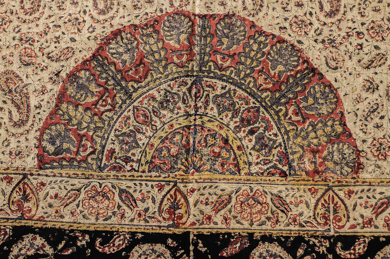 Antique Palampore Textile Made for the Persian Market, circa 1900 For Sale 1