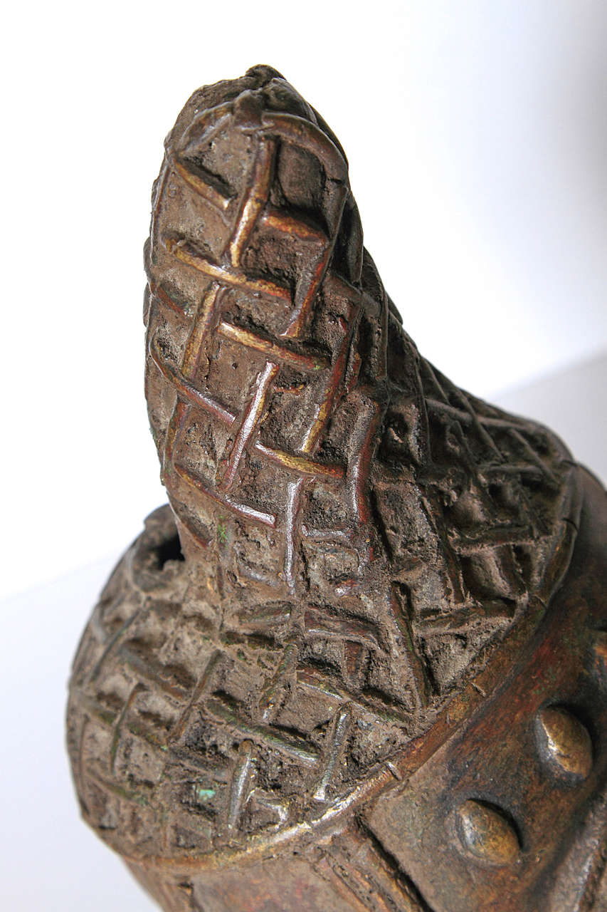 Memorial Cast Bronze Head, Benin 3