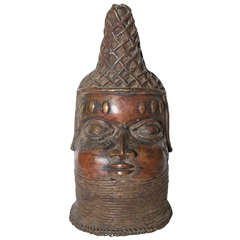 Memorial Cast Bronze Head, Benin 2