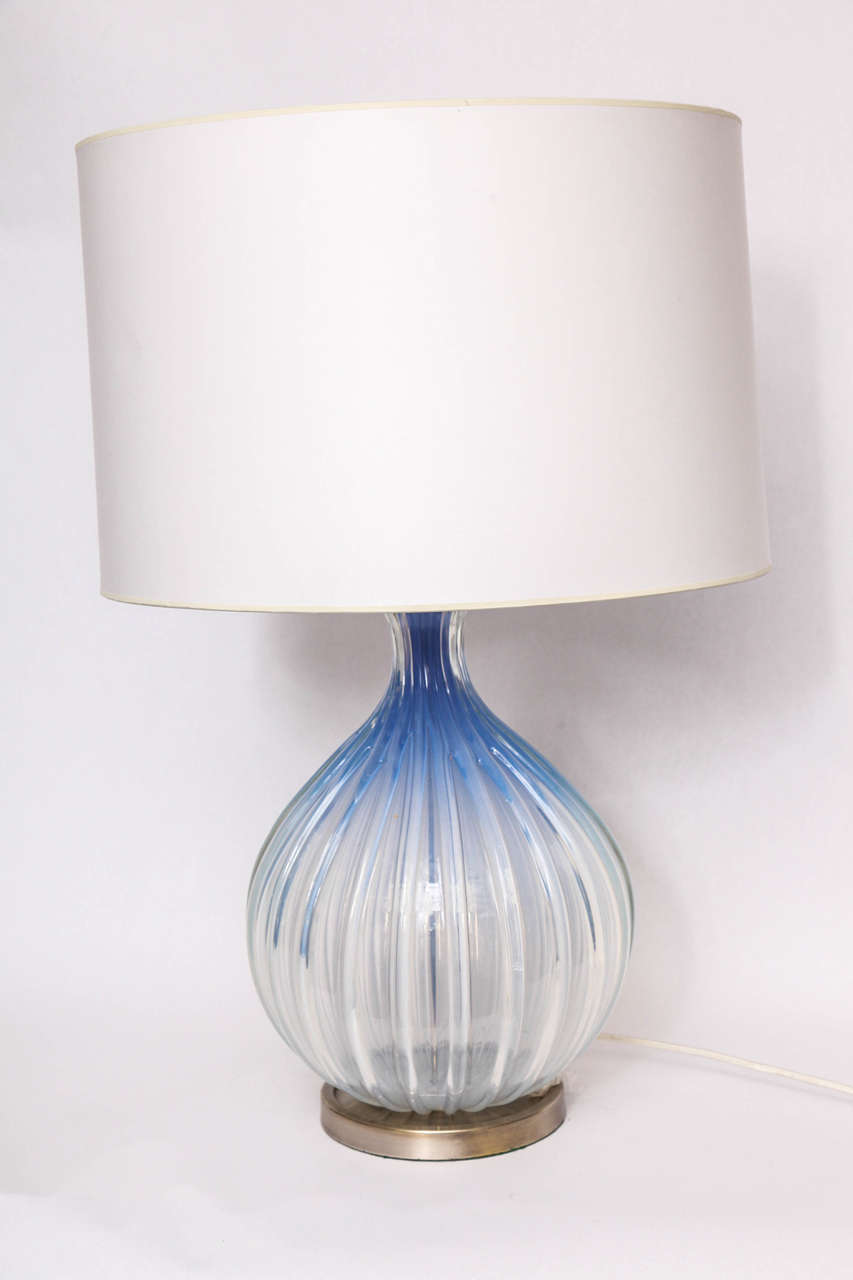 Seguso Table Lamp Murano art Glass Italy 1950's
New Sockets and Rewired
Shade not included
