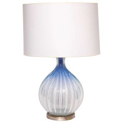  Seguso Table Lamp Murano Art Glass Italy 1950's