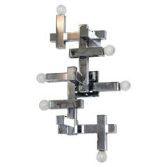 Sculptural Sciolari Flush Mount Pendant 7