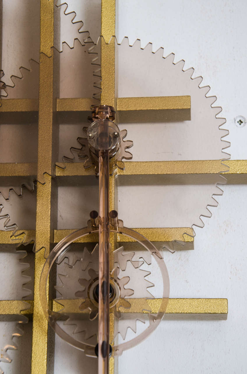 Wall Mounted Skeleton Clock at 1stDibs