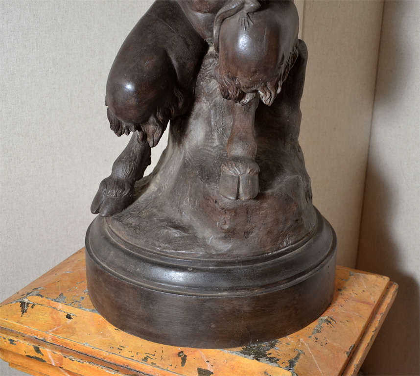 19th Century Statue 18th Century Representing a Child Faunus For Sale