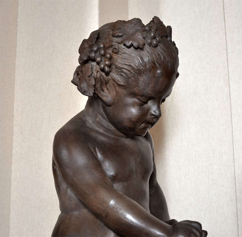 Statue 18th Century Representing a Child Faunus For Sale 3