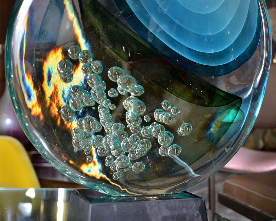 Fantastic Murano glass sculpture by Romano Dona In Good Condition In New York, NY