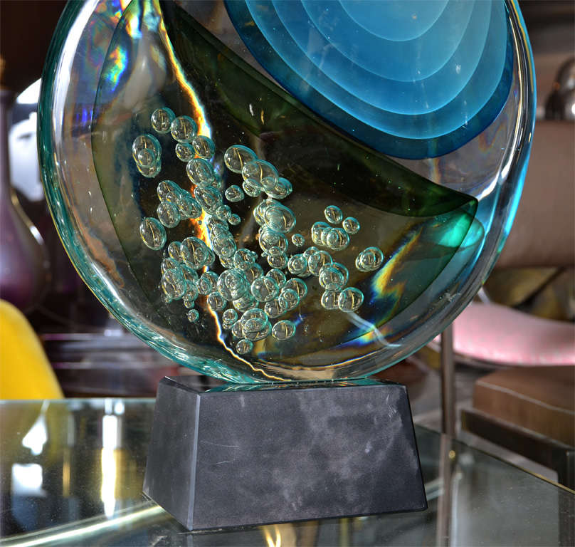 Fantastic Murano glass sculpture by Romano Dona 2