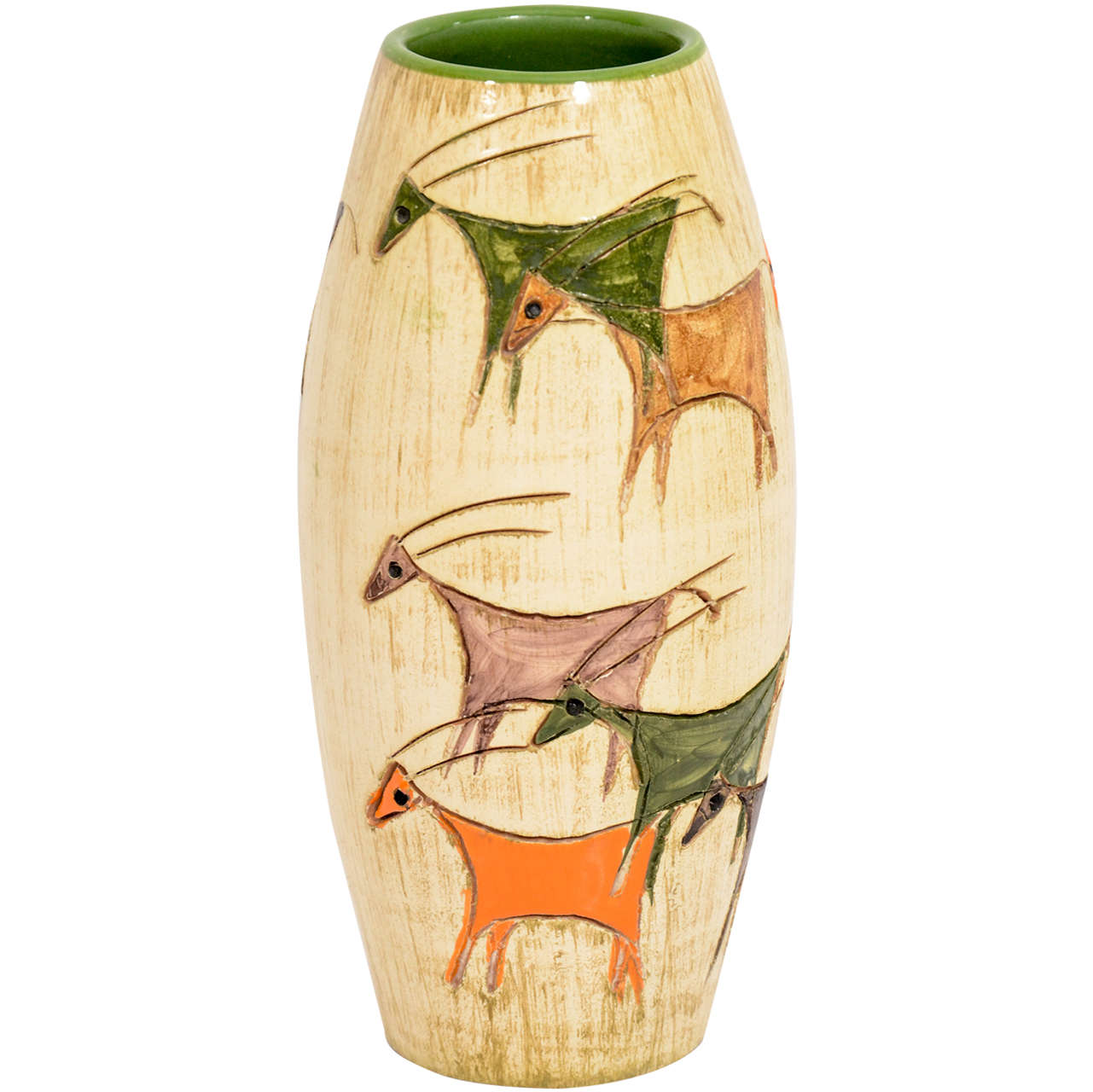 Bitossi Cave Painting Vase