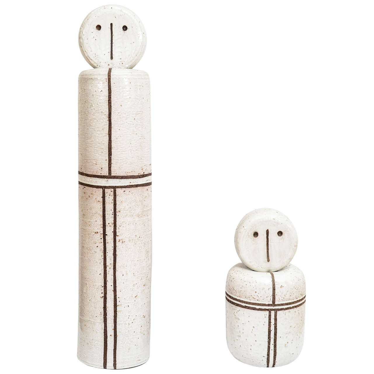Monumental Abstract Figures by Aldo Londi for Bitossi at 1stDibs