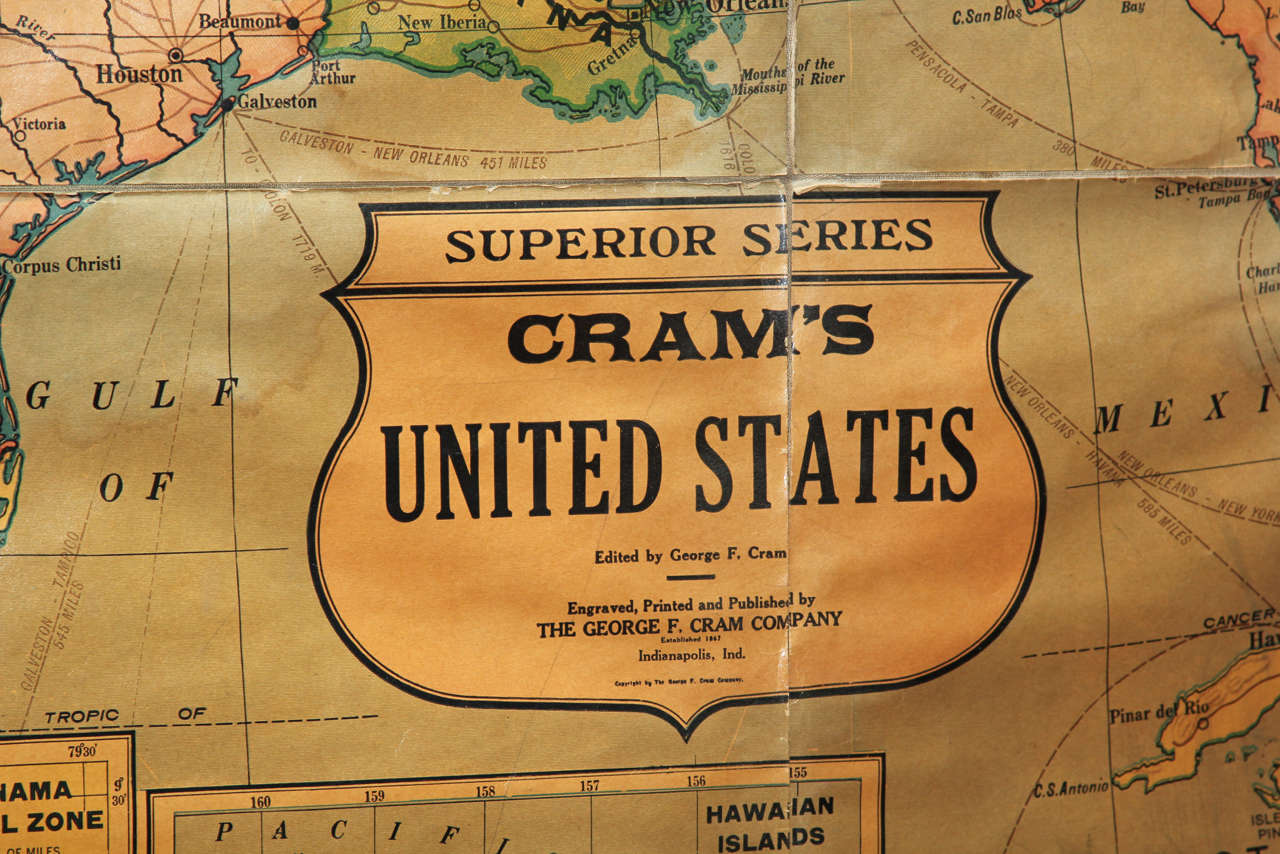 Crams Superior Map Of The United States
