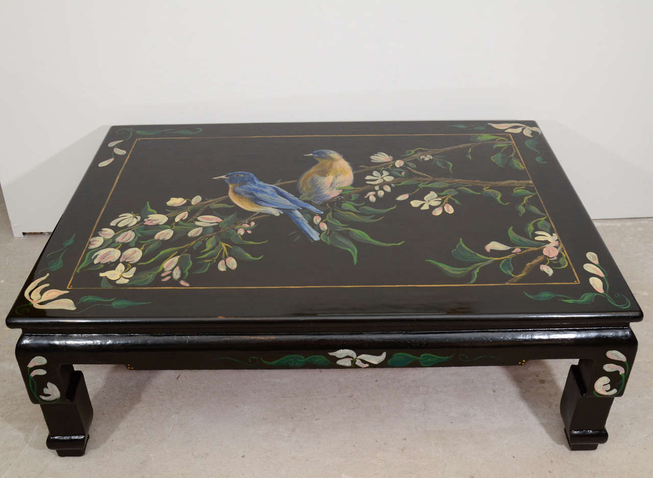 19th Century  Chinese Lacquered Coffee Table