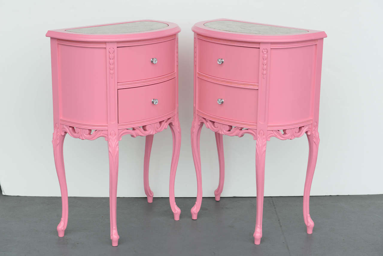 pink night stands