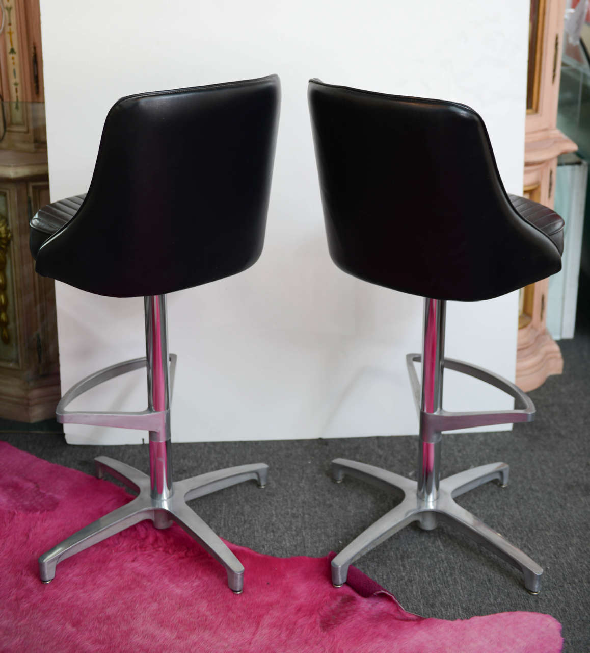 1960s Mod MidCentury Modern Chromcraft Barstools at 1stDibs vintage