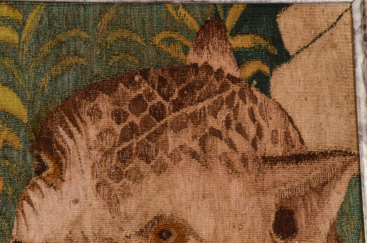French Tapestry of a Leopard